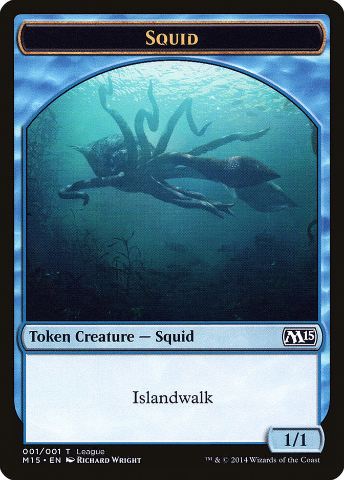 Squid Token [League Tokens 2014] | Black Swamp Games