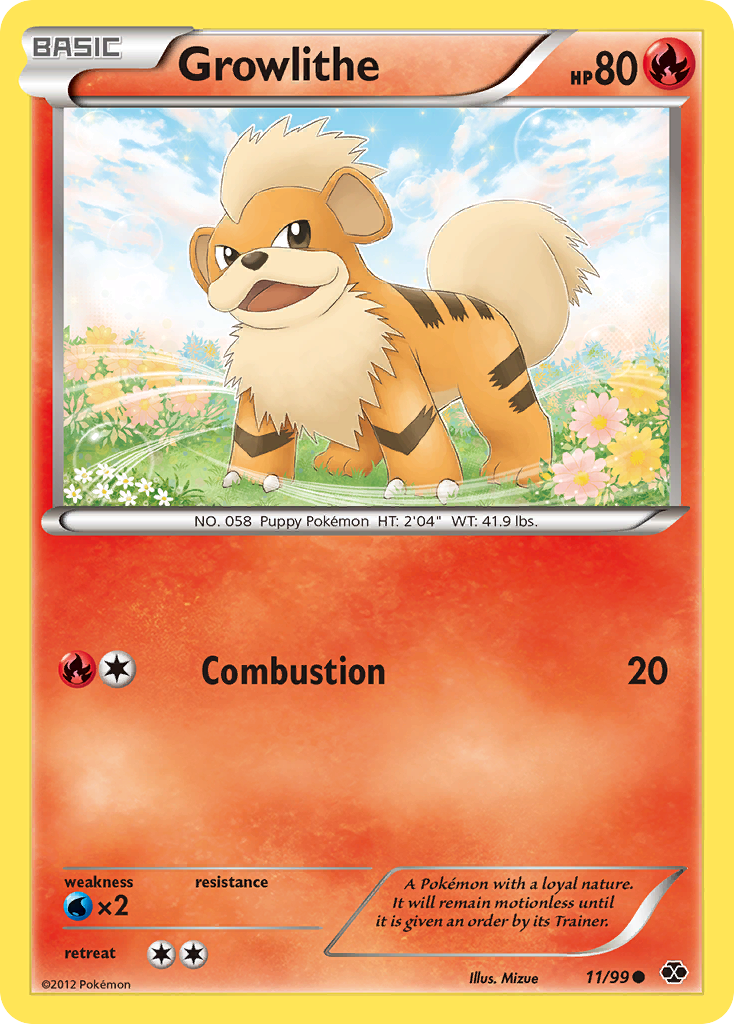 Growlithe (11/99) [Black & White: Next Destinies] | Black Swamp Games