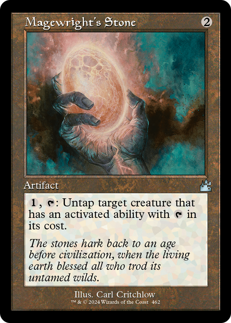 Magewright's Stone (Retro Frame) [Ravnica Remastered] | Black Swamp Games