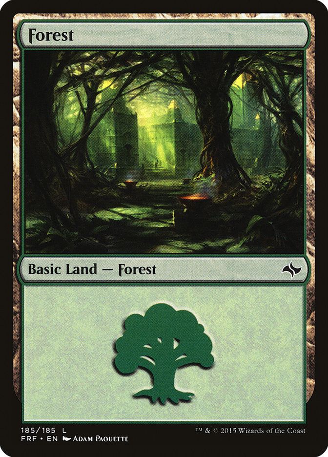 Forest (185) [Fate Reforged] | Black Swamp Games
