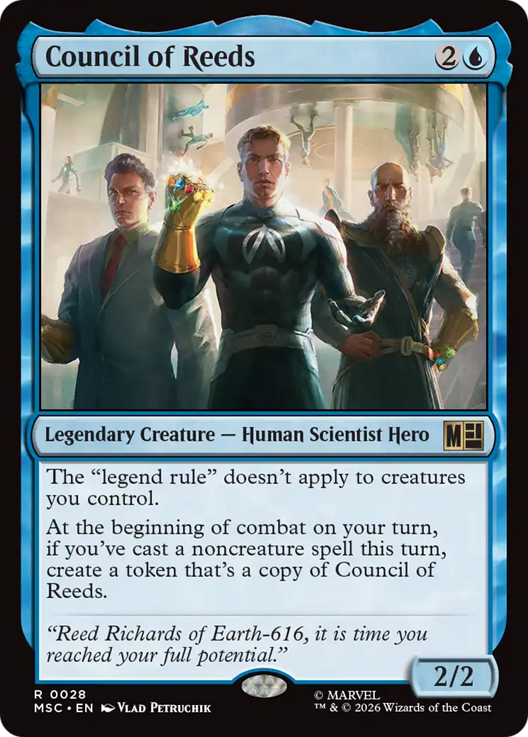 Council of Reeds (Surge Foil) [Marvel Super Heroes Commander] | Black Swamp Games