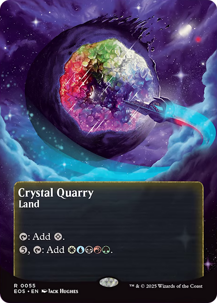 Crystal Quarry (0055) (Borderless) [Edge of Eternities: Stellar Sights] | Black Swamp Games