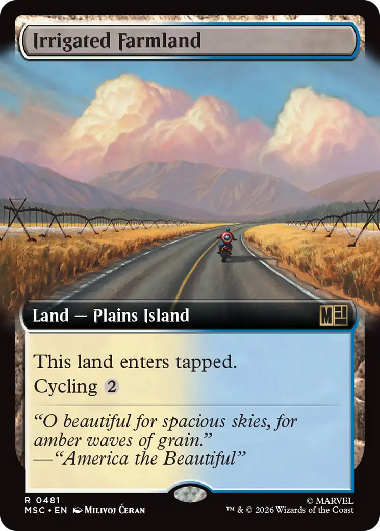Irrigated Farmland (Extended Art) [Marvel Super Heroes Commander] | Black Swamp Games