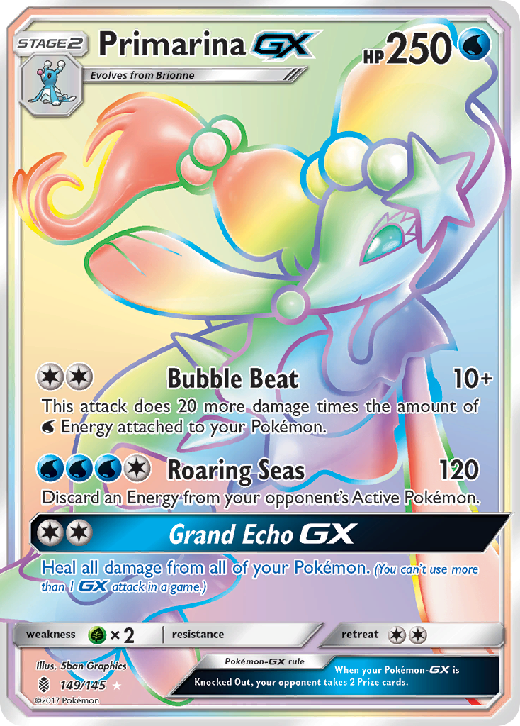 Primarina GX (149/145) [Sun & Moon: Guardians Rising] | Black Swamp Games