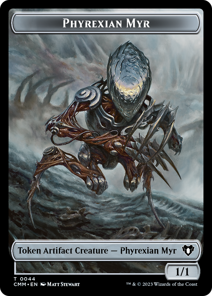 Phyrexian Myr Token [Commander Masters Tokens] | Black Swamp Games