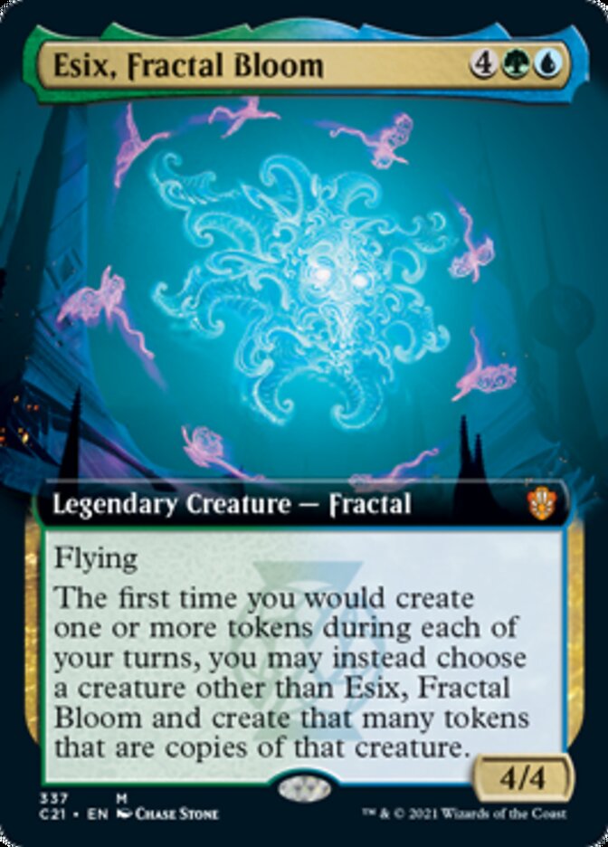 Esix, Fractal Bloom (Extended Art) [Commander 2021] | Black Swamp Games