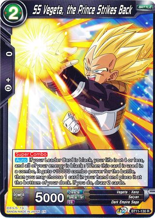 SS Vegeta, the Prince Strikes Back (BT11-130) [Vermilion Bloodline] | Black Swamp Games