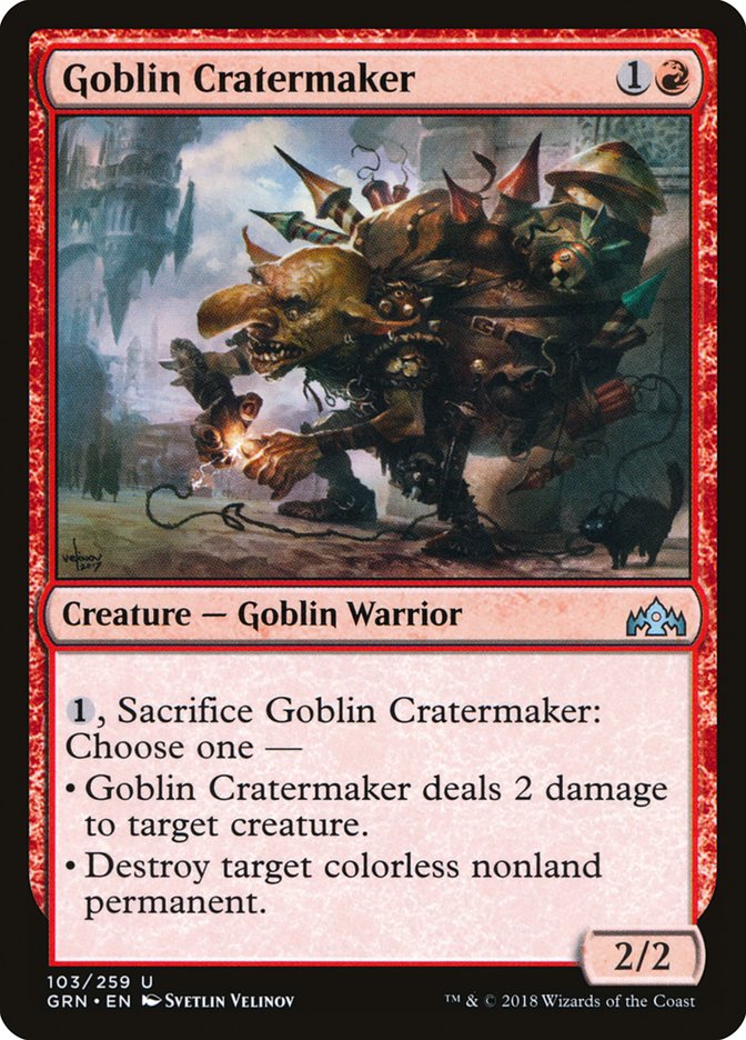 Goblin Cratermaker [Guilds of Ravnica] | Black Swamp Games
