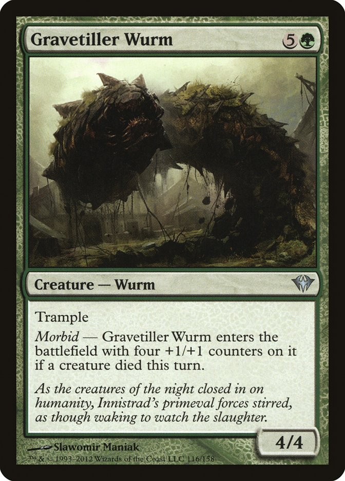 Gravetiller Wurm [Dark Ascension] | Black Swamp Games