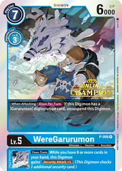 WereGarurumon [P-008] (Online Regional - Champion) [Promotional Cards] | Black Swamp Games