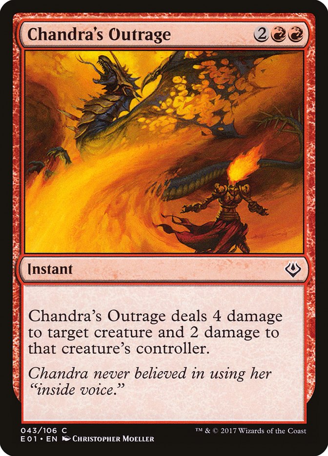 Chandra's Outrage [Archenemy: Nicol Bolas] | Black Swamp Games
