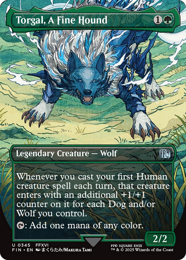 Torgal, A Fine Hound (Borderless) [FINAL FANTASY] | Black Swamp Games