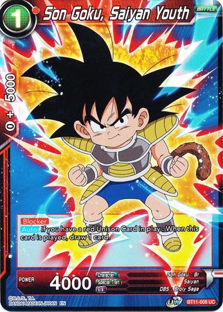 Son Goku, Saiyan Youth (BT11-008) [Vermilion Bloodline 2nd Edition] | Black Swamp Games