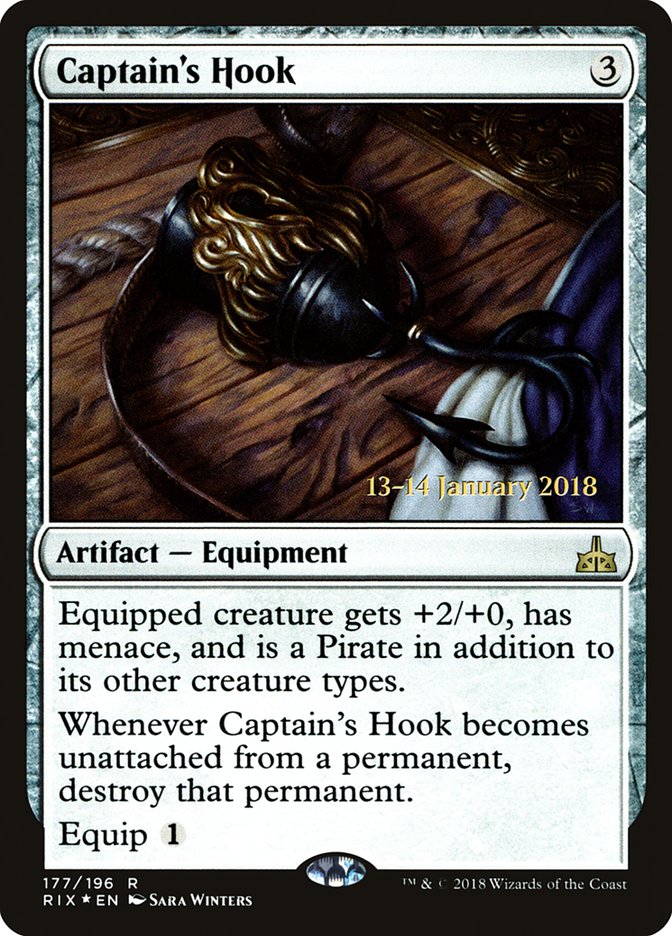 Captain's Hook [Rivals of Ixalan Prerelease Promos] | Black Swamp Games