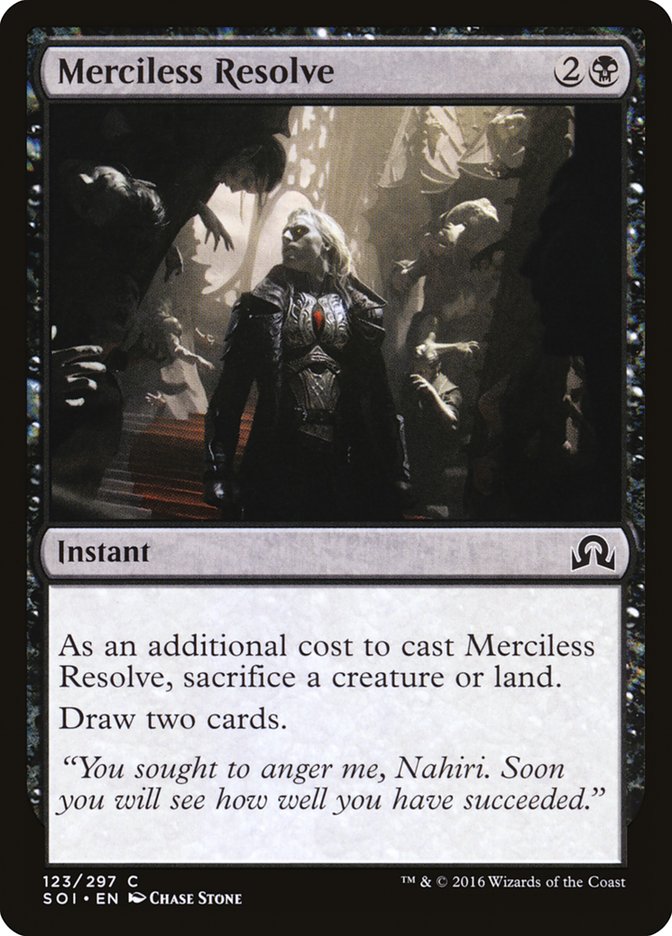 Merciless Resolve [Shadows over Innistrad] | Black Swamp Games