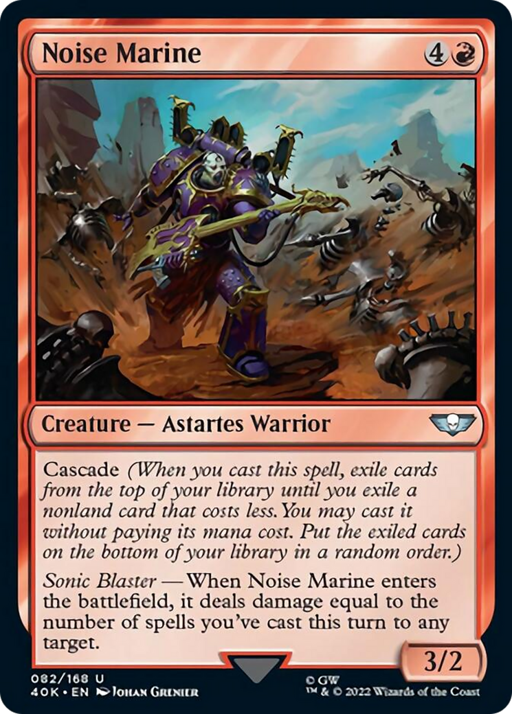 Noise Marine (Surge Foil) [Warhammer 40,000] | Black Swamp Games