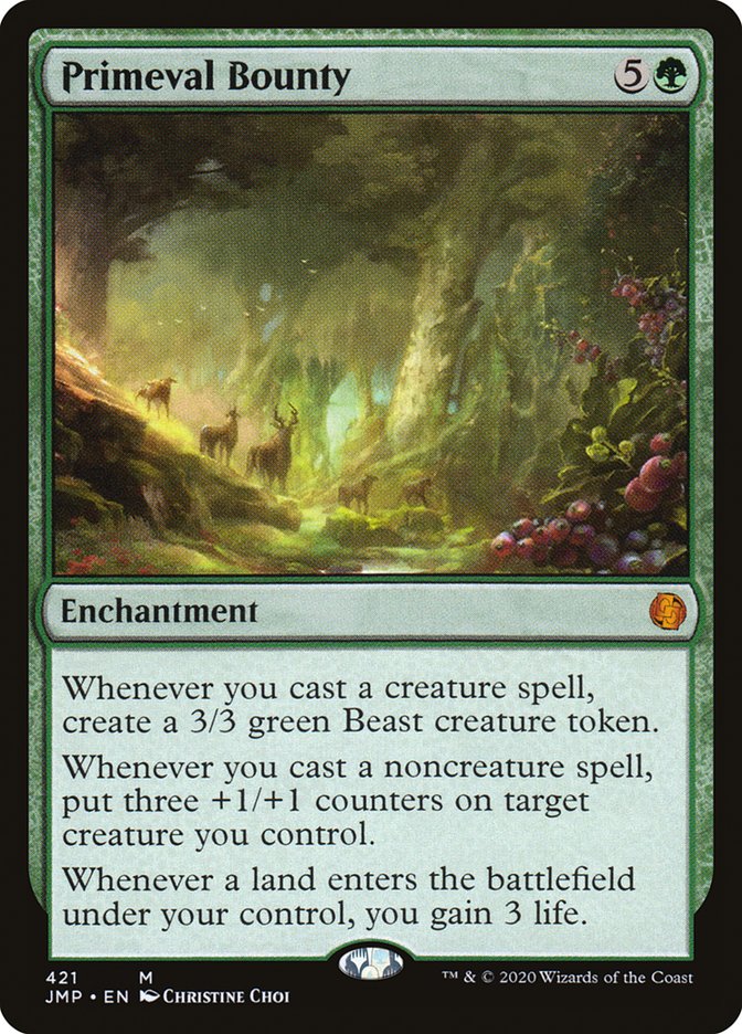 Primeval Bounty [Jumpstart] | Black Swamp Games