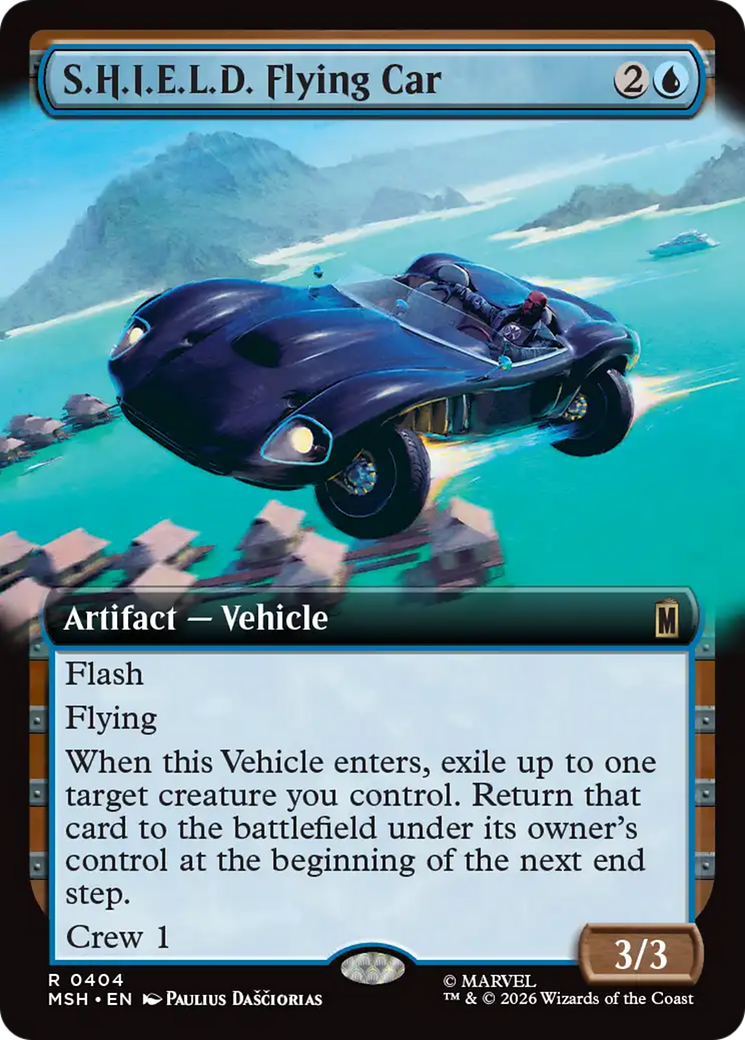 S.H.I.E.L.D. Flying Car (Extended Art) [Marvel Super Heroes] | Black Swamp Games