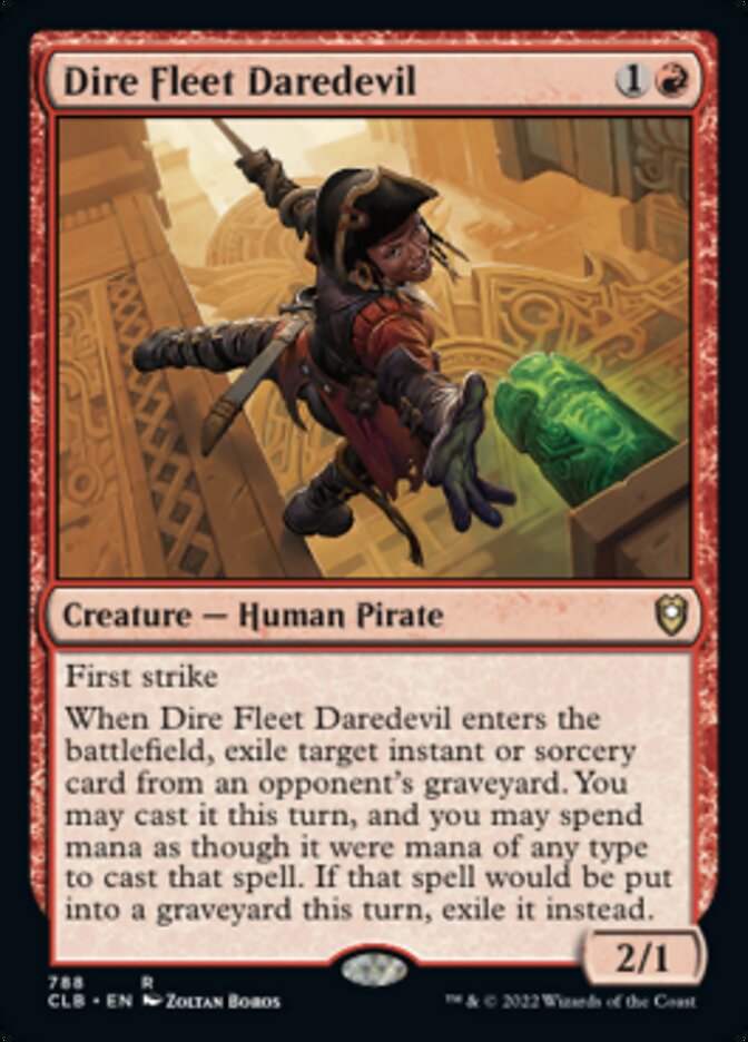Dire Fleet Daredevil [Commander Legends: Battle for Baldur's Gate] | Black Swamp Games