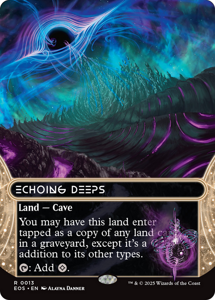 Echoing Deeps (0013) (Borderless) [Edge of Eternities: Stellar Sights] | Black Swamp Games