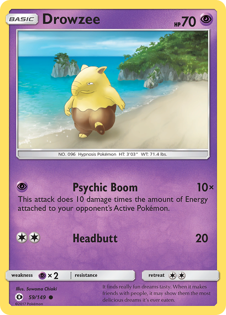 Drowzee (59/149) [Sun & Moon: Base Set] | Black Swamp Games