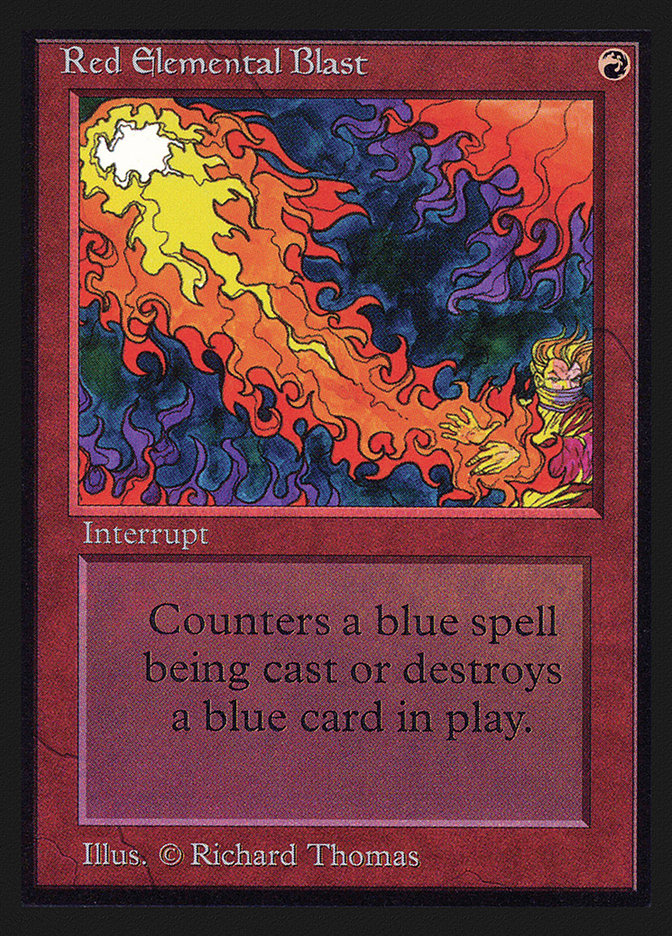 Red Elemental Blast [International Collectors' Edition] | Black Swamp Games