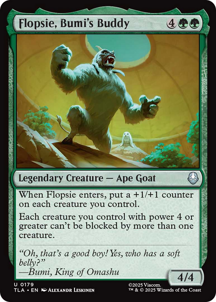Flopsie, Bumi's Buddy [Avatar: The Last Airbender] | Black Swamp Games
