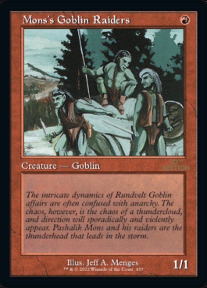 Mons's Goblin Raiders (Retro) [30th Anniversary Edition] | Black Swamp Games