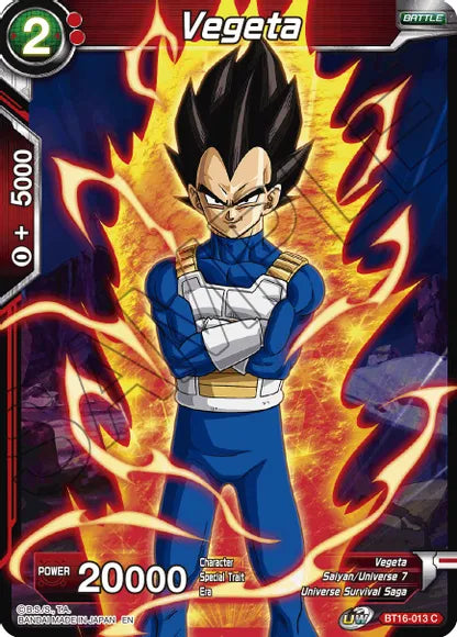 Vegeta (BT16-013) (BT16-013) [Realm of the Gods] | Black Swamp Games