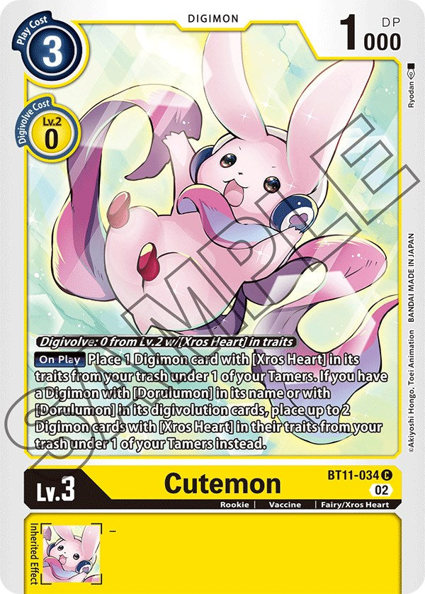 Cutemon [BT11-034] [Dimensional Phase] | Black Swamp Games