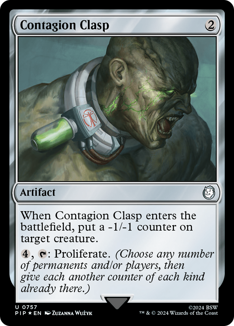 Contagion Clasp (Surge Foil) [Fallout] | Black Swamp Games