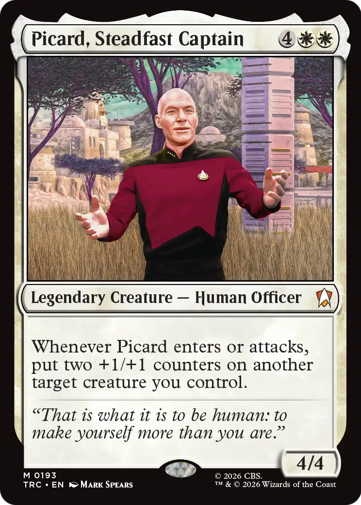 Picard, Steadfast Captain [Star Trek Commander] | Black Swamp Games