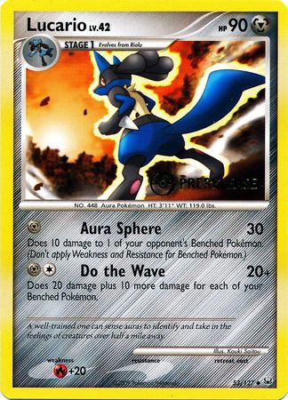 Lucario (53/127) (Prerelease Promo) [Diamond & Pearl: Black Star Promos] | Black Swamp Games