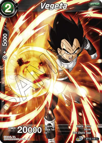 Vegeta (BT16-106) (BT16-106) [Realm of the Gods] | Black Swamp Games