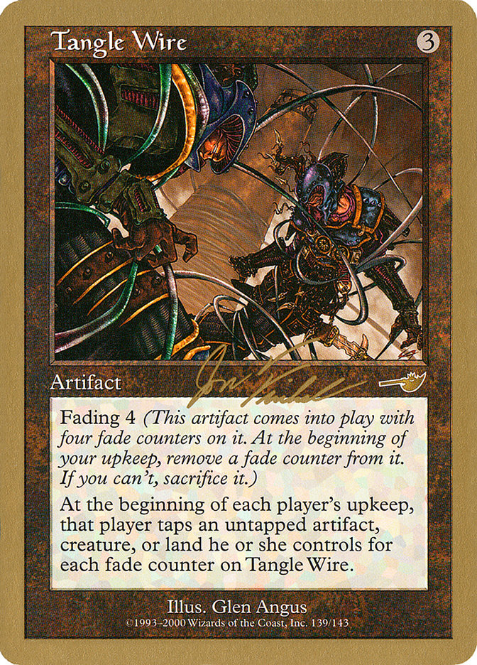 Tangle Wire (Jon Finkel) [World Championship Decks 2000] | Black Swamp Games