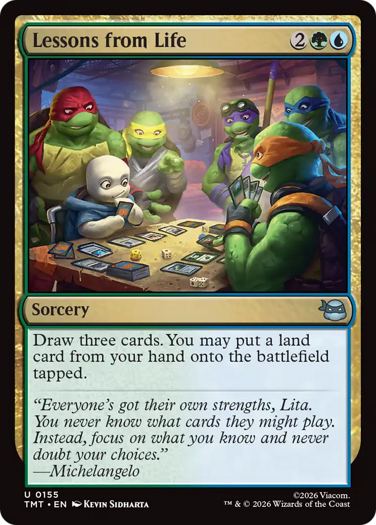Lessons from Life [Teenage Mutant Ninja Turtles] | Black Swamp Games