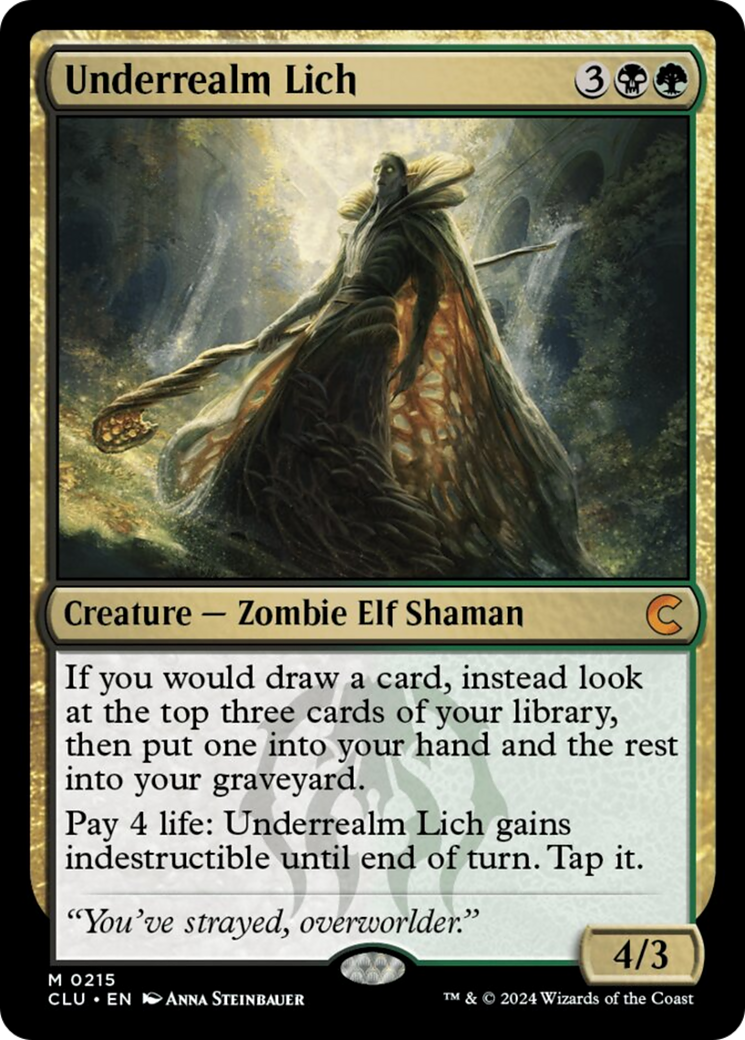 Underrealm Lich [Ravnica: Clue Edition] | Black Swamp Games
