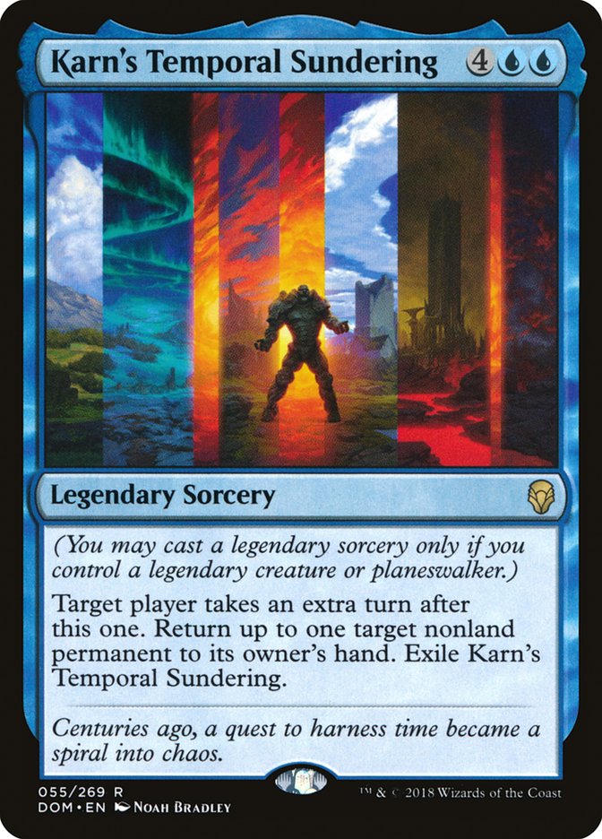 Karn's Temporal Sundering [Dominaria] | Black Swamp Games