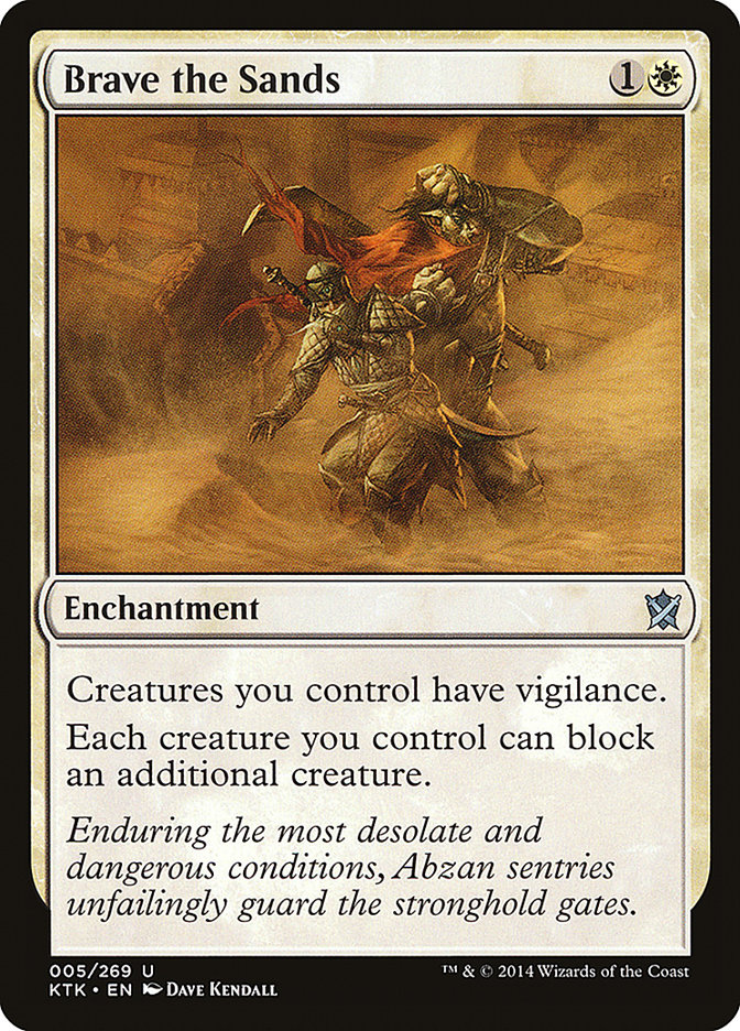 Brave the Sands [Khans of Tarkir] | Black Swamp Games