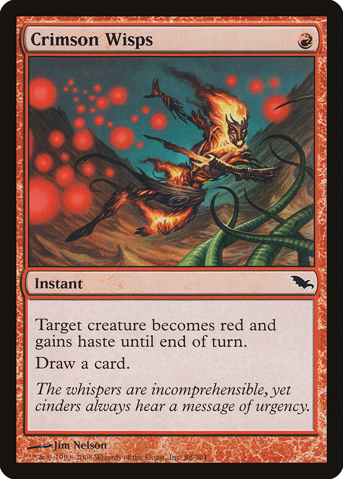 Crimson Wisps [Shadowmoor] | Black Swamp Games