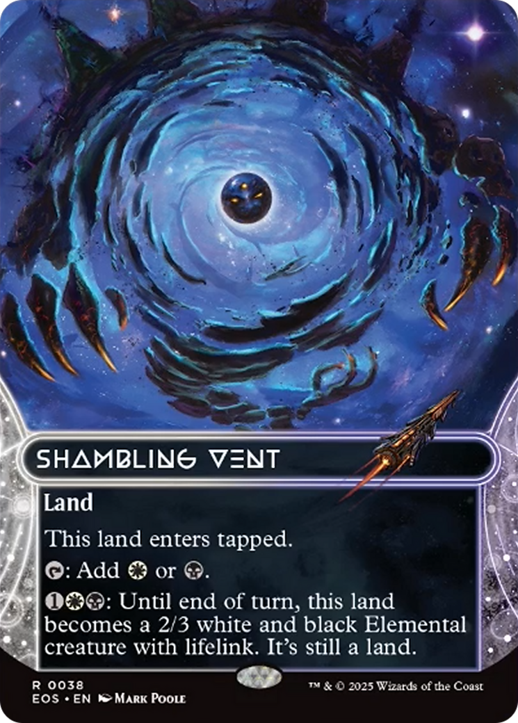 Shambling Vent (0038) (Borderless) [Edge of Eternities: Stellar Sights] | Black Swamp Games