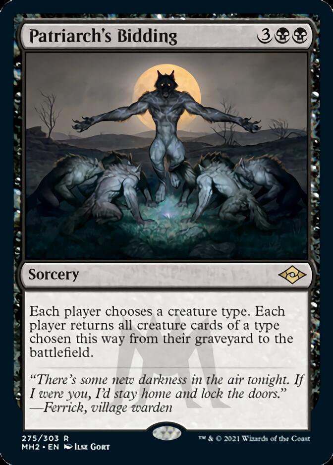 Patriarch's Bidding (Foil Etched) [Modern Horizons 2] | Black Swamp Games