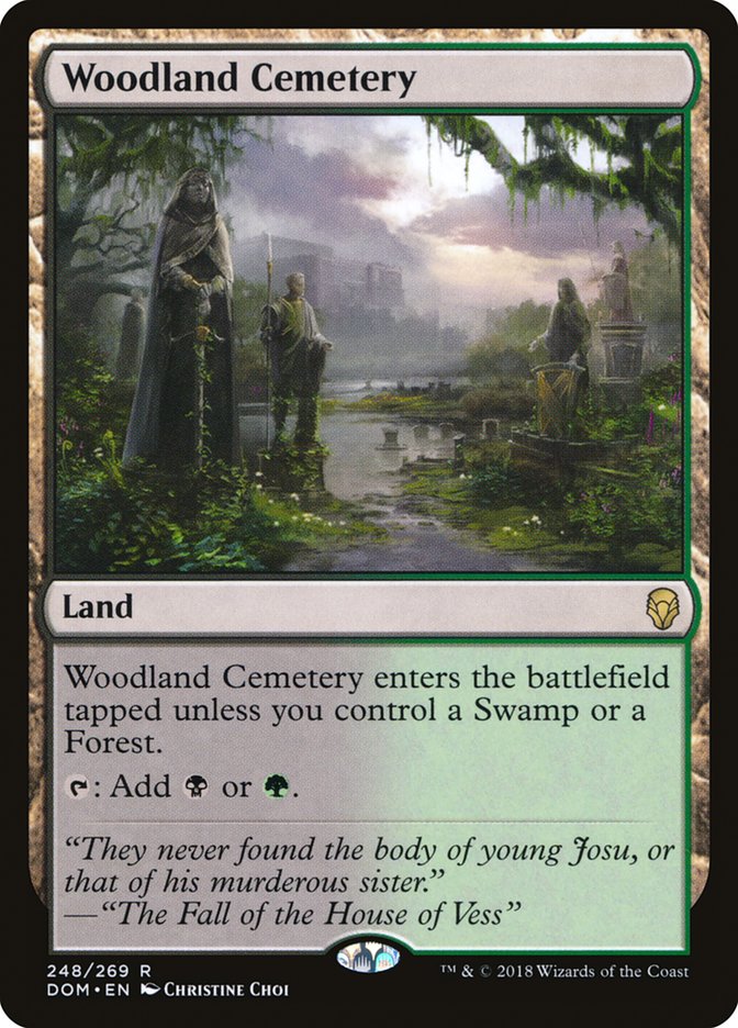 Woodland Cemetery [Dominaria] | Black Swamp Games