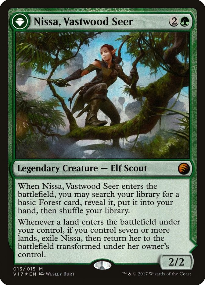 Nissa, Vastwood Seer // Nissa, Sage Animist [From the Vault: Transform] | Black Swamp Games