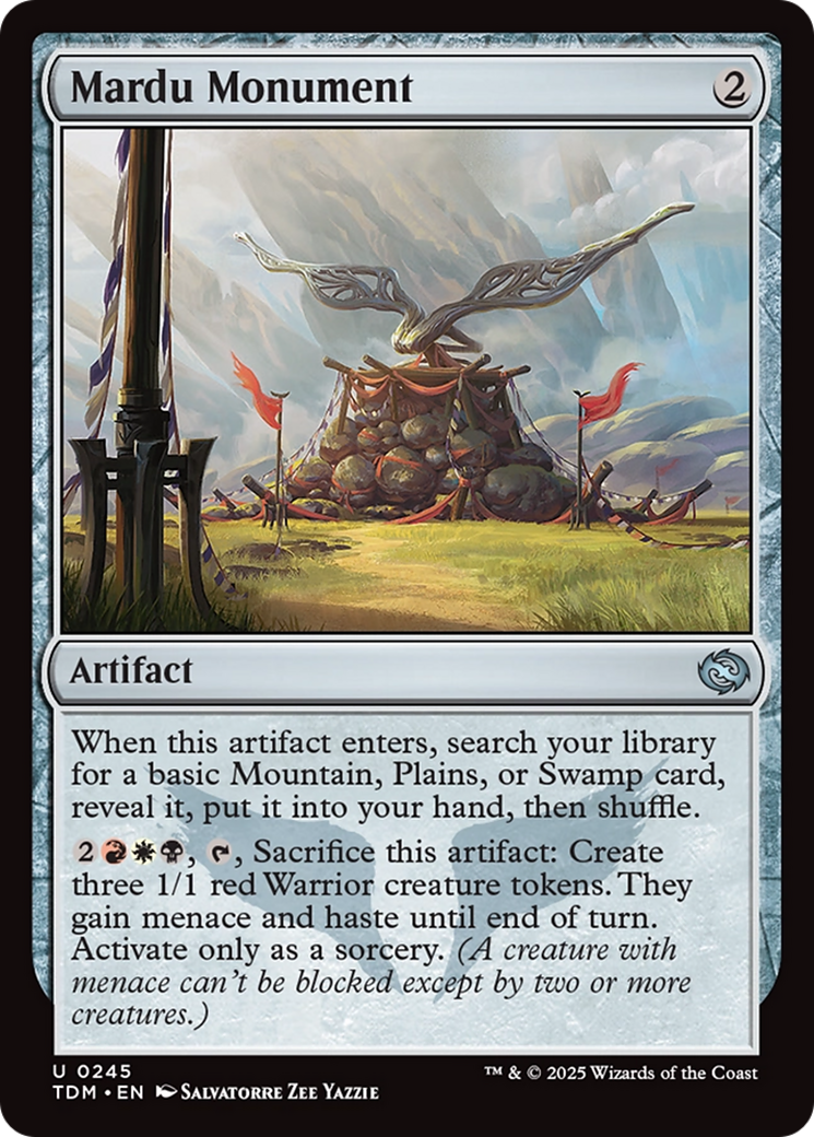 Mardu Monument [Tarkir: Dragonstorm] | Black Swamp Games