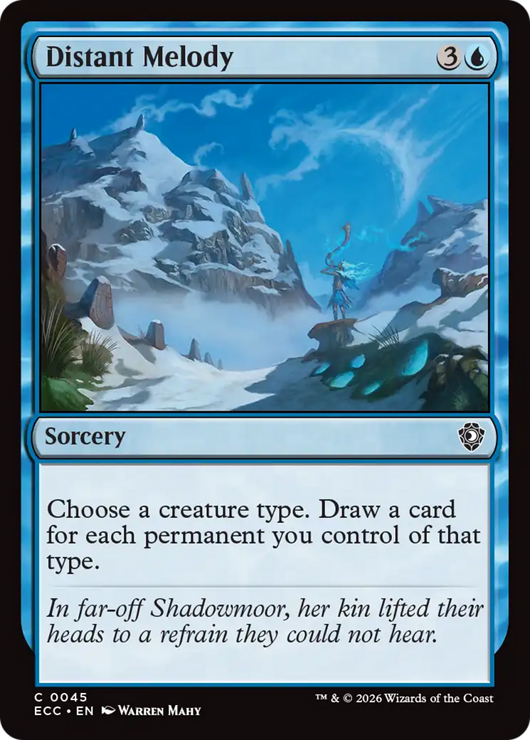 Distant Melody [Lorwyn Eclipsed Commander] | Black Swamp Games