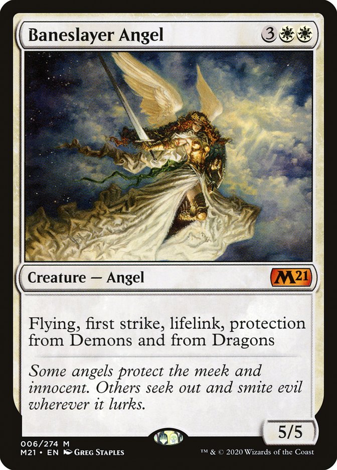 Baneslayer Angel [Core Set 2021] | Black Swamp Games