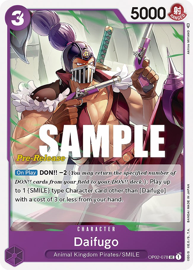 Daifugo [Paramount War Pre-Release Cards] | Black Swamp Games