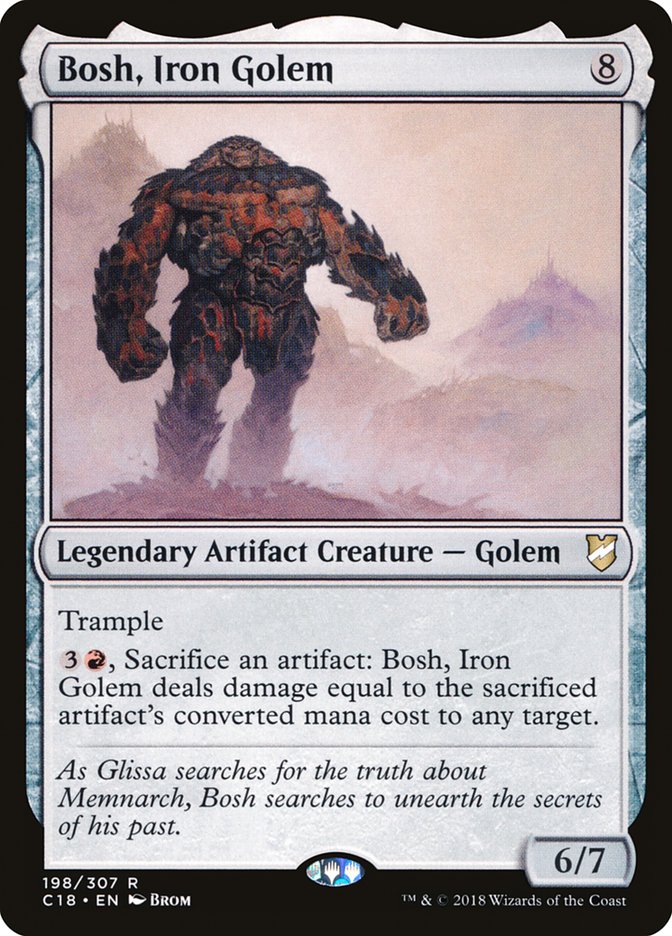Bosh, Iron Golem [Commander 2018] | Black Swamp Games