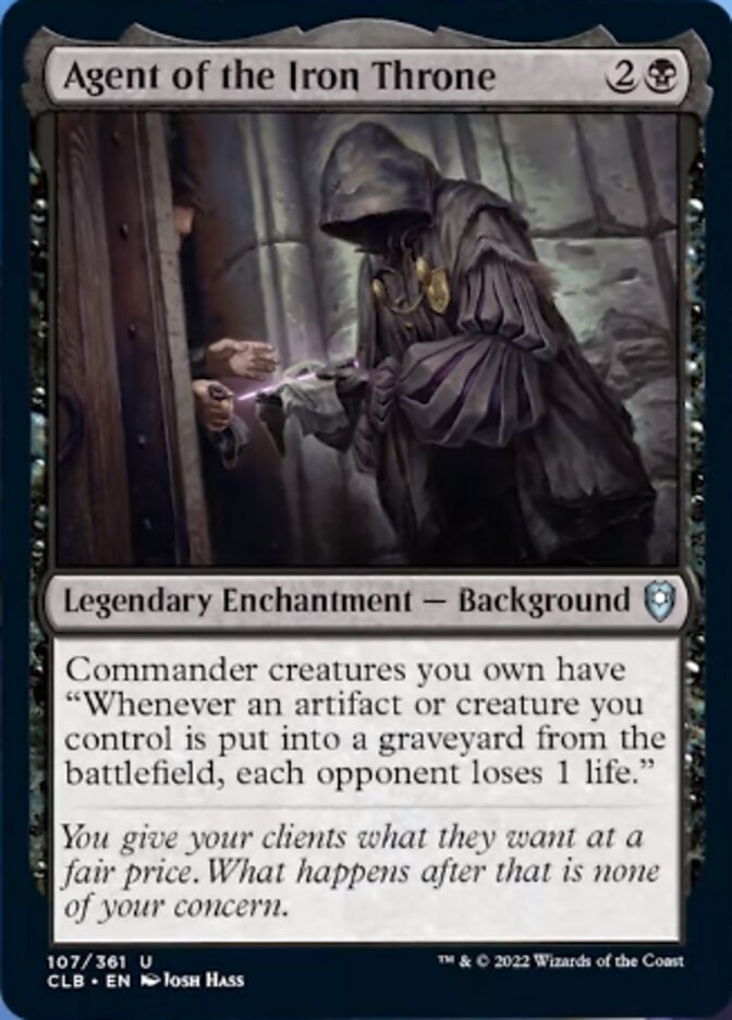 Agent of the Iron Throne [Commander Legends: Battle for Baldur's Gate] | Black Swamp Games